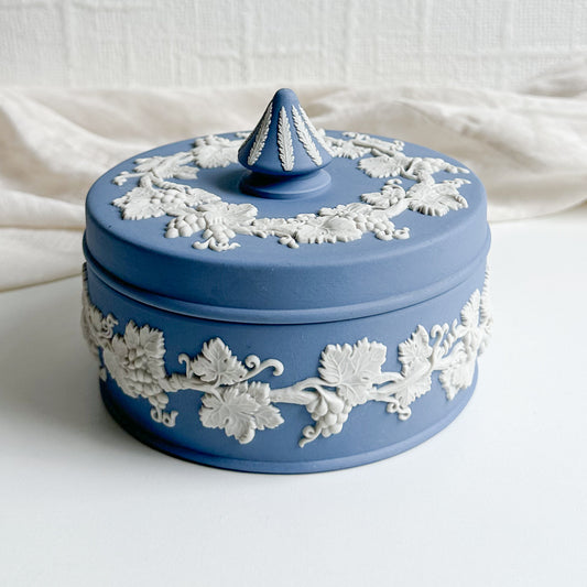 Jasperware Round Box by Wedgwood