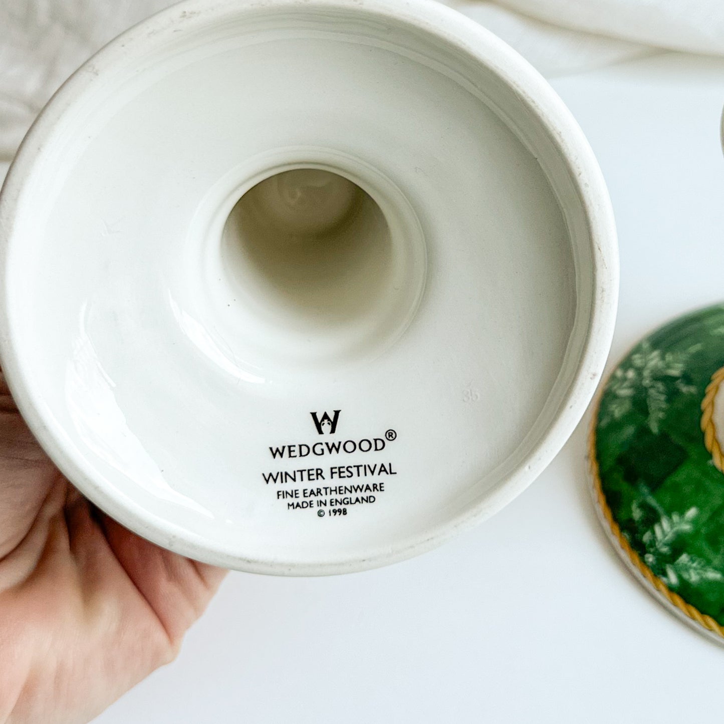 Pair of Wedgwood Candle Holders