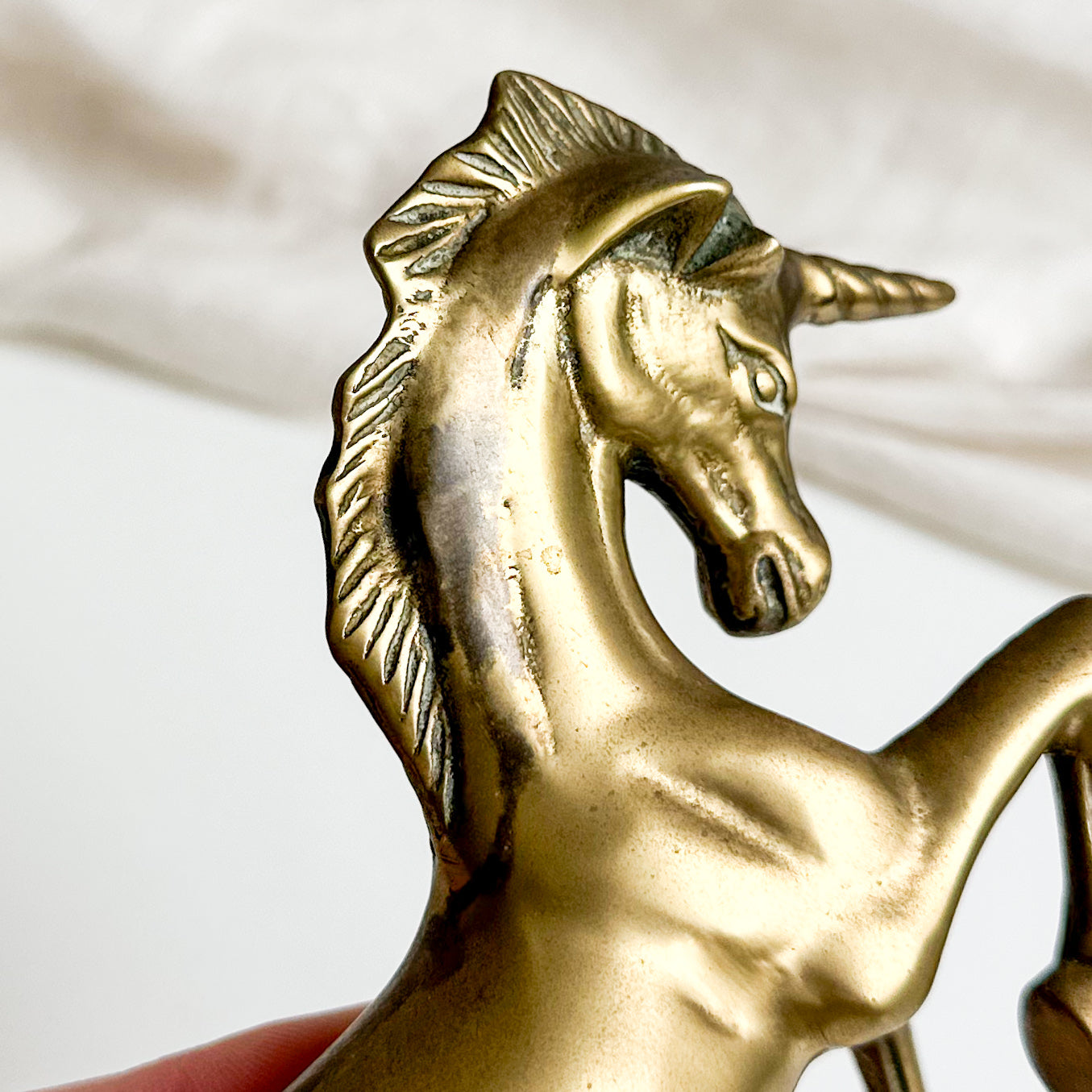 Solid Brass Unicorn Figurine