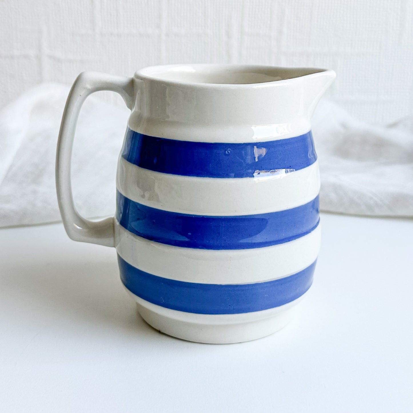 Chef Ware Jug with Blue Stripes