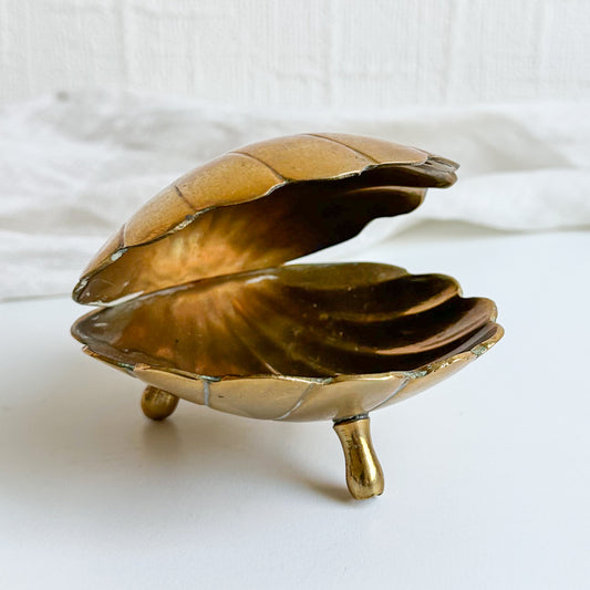 Brass Shell Ashtray / Trinket Dish