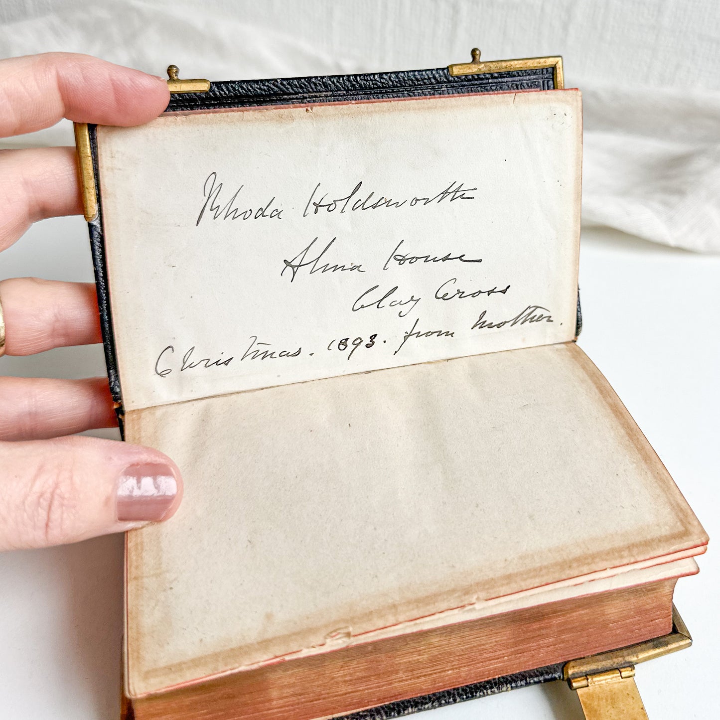 Victorian Leather Bound Common Prayer