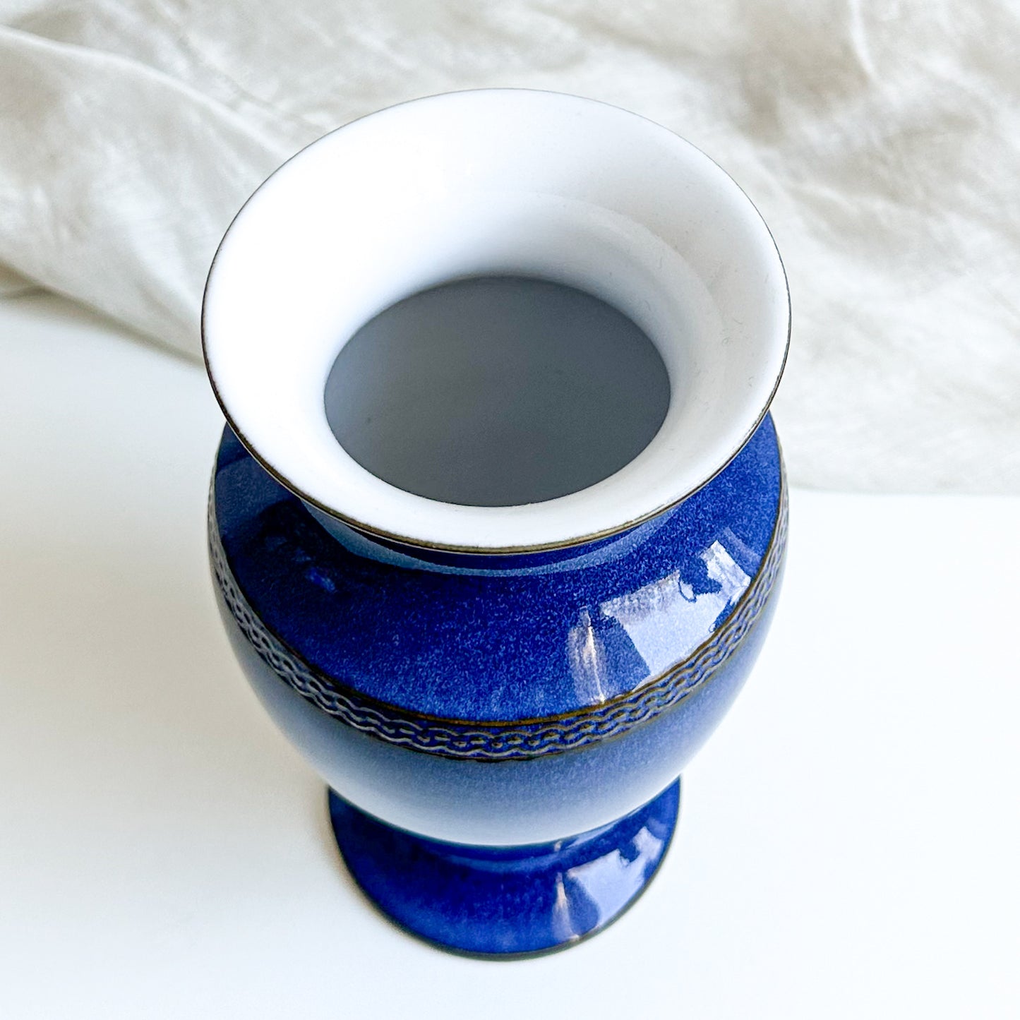 Blue Denby Vase