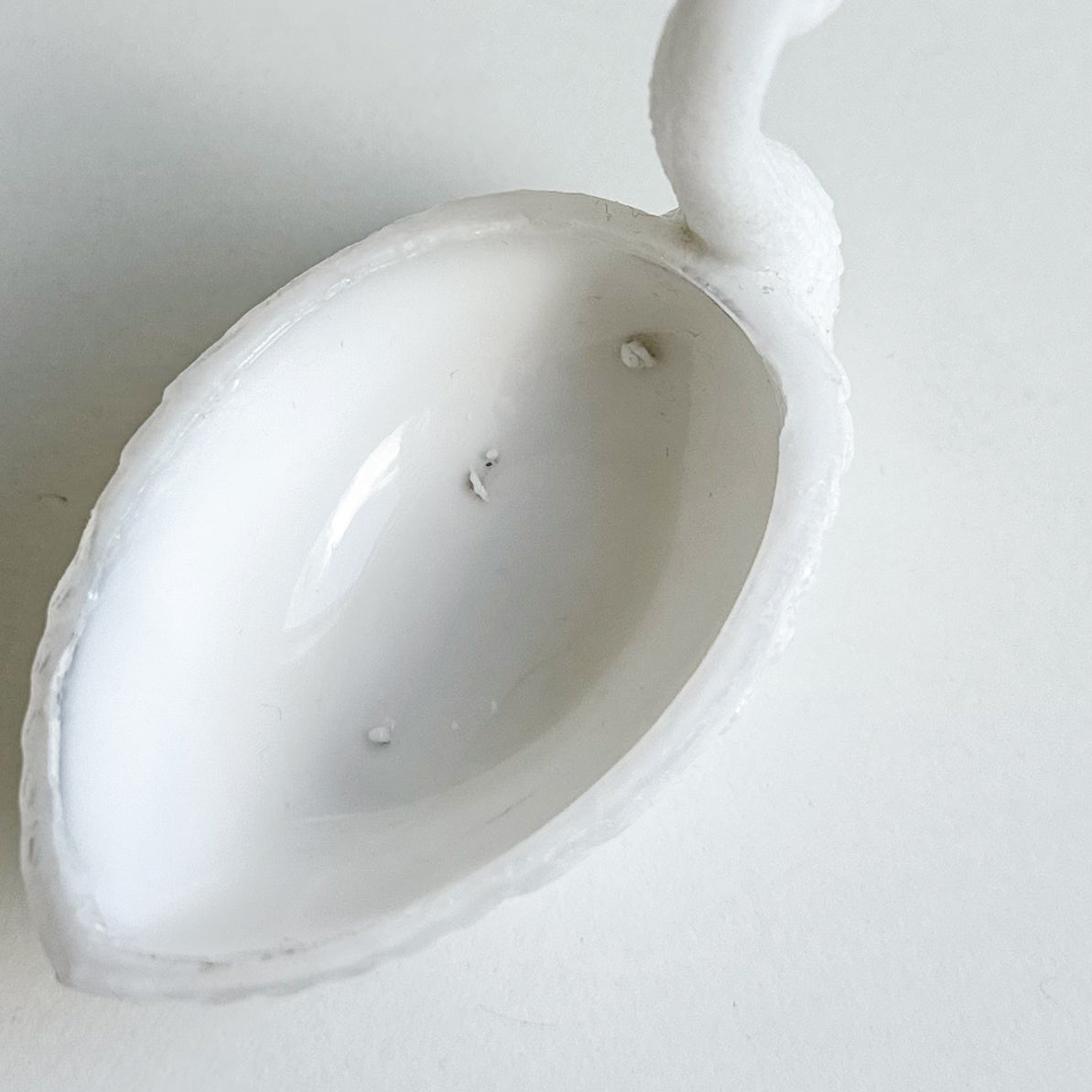 Milk Glass Swan Pin Dish
