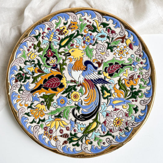 Spanish Bird Wall Plate