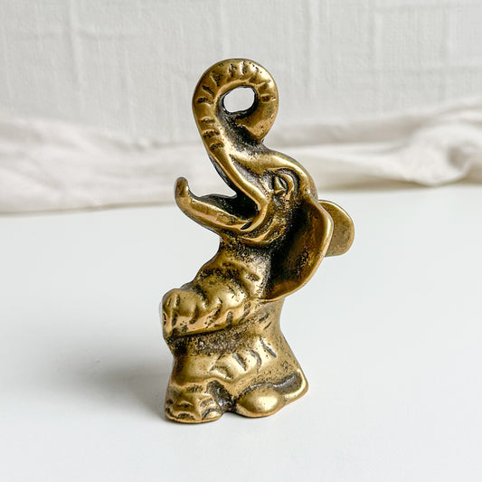 Brass Elephant Figurine