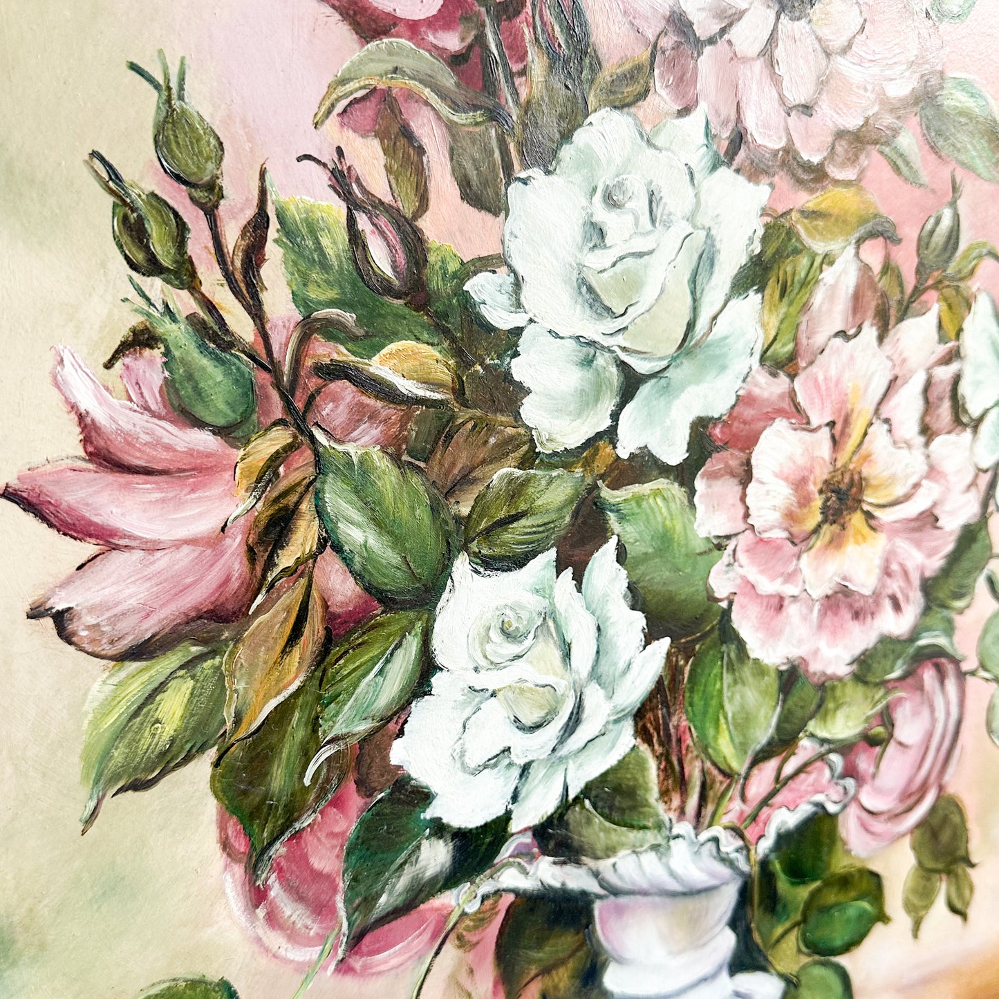 Large Floral Oil Painting
