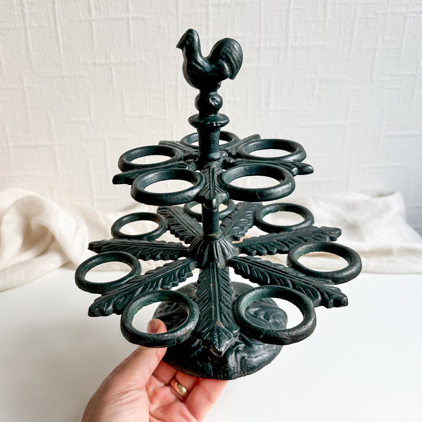 Cast Iron Egg Holder