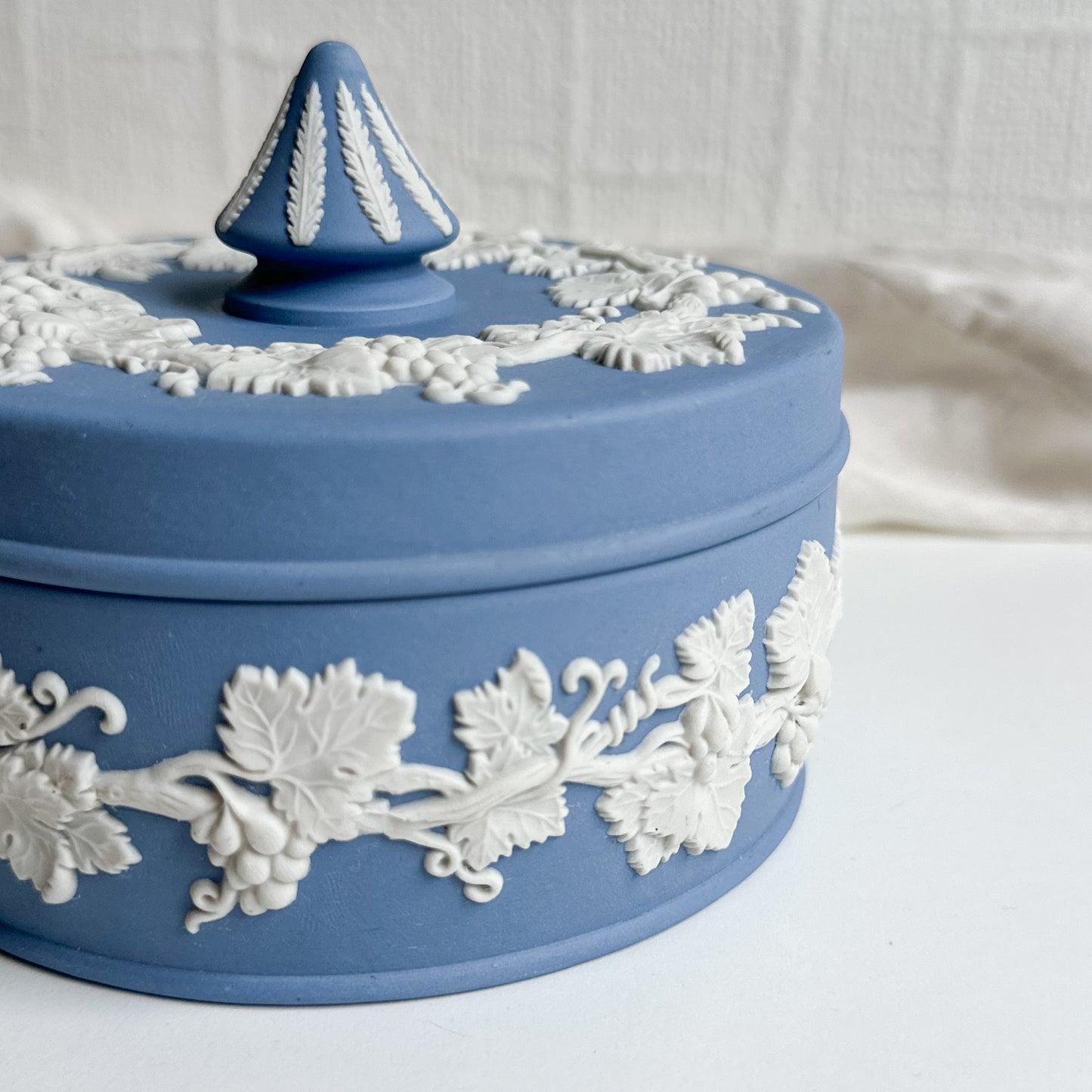 Jasperware Round Box by Wedgwood
