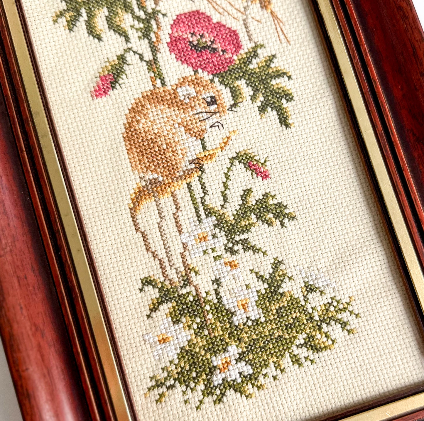 Pair of Framed Cross Stitch Pictures