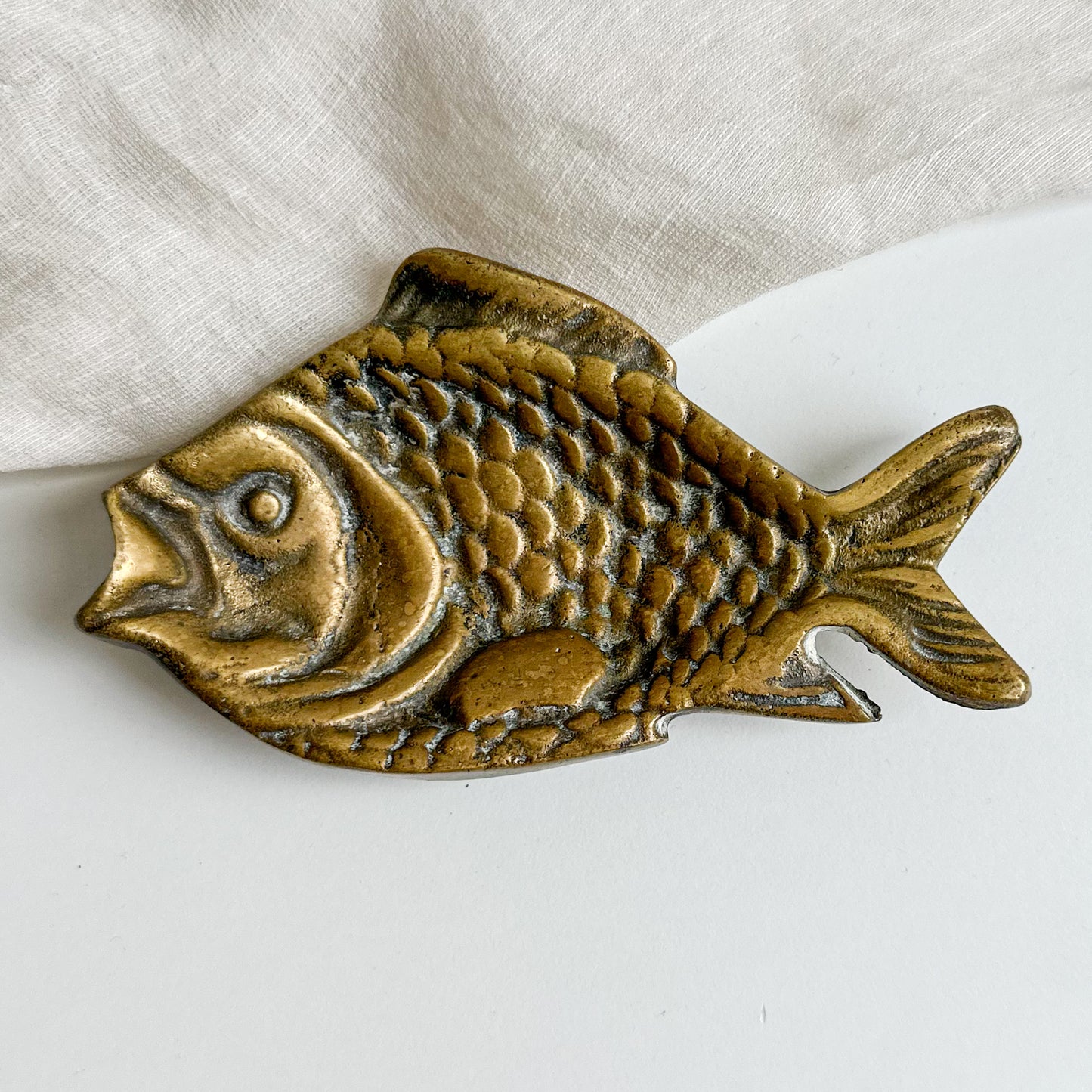 Brass Fish Trinket Dish