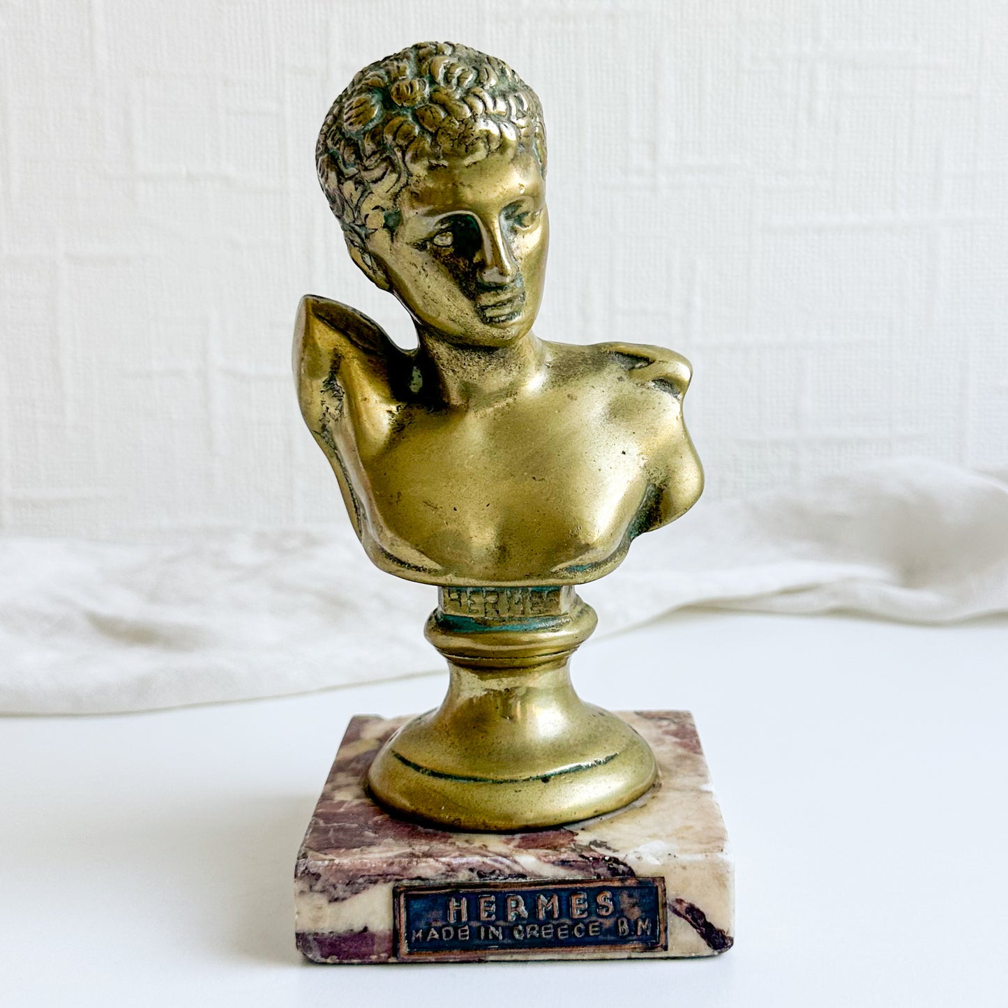 Brass Hermes Bust