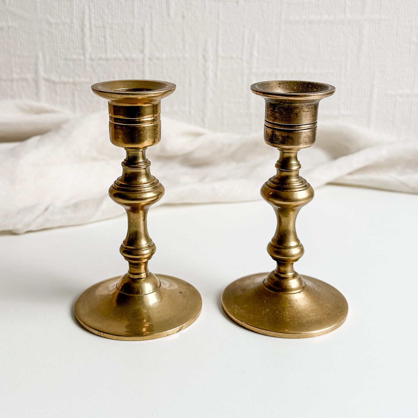 Pair of Brass Candlesticks