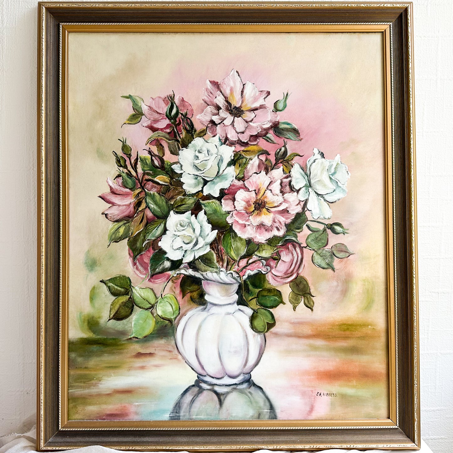 Large Floral Oil Painting