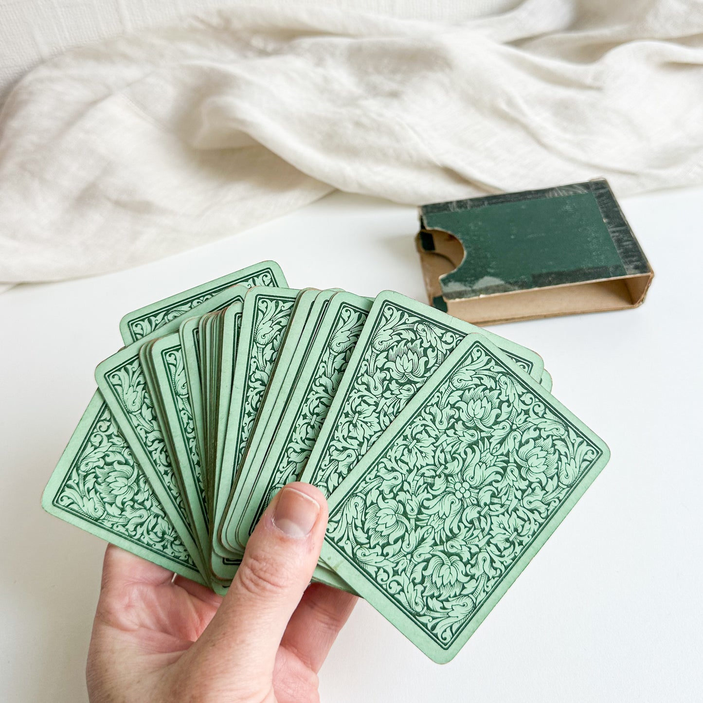 Antique “Animal Grab” Card Game