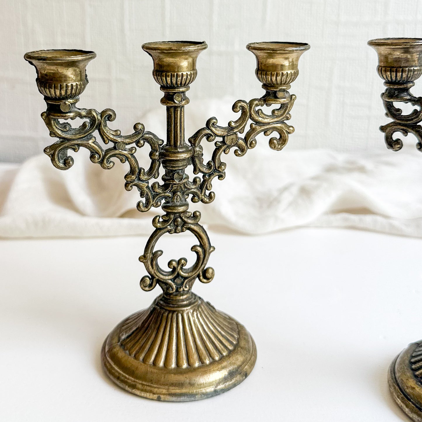 Pair of Small Candelabras