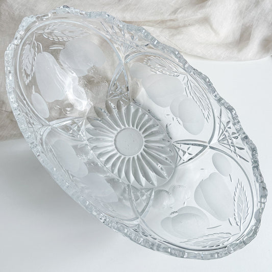 Heavy Lead Crystal Bowl