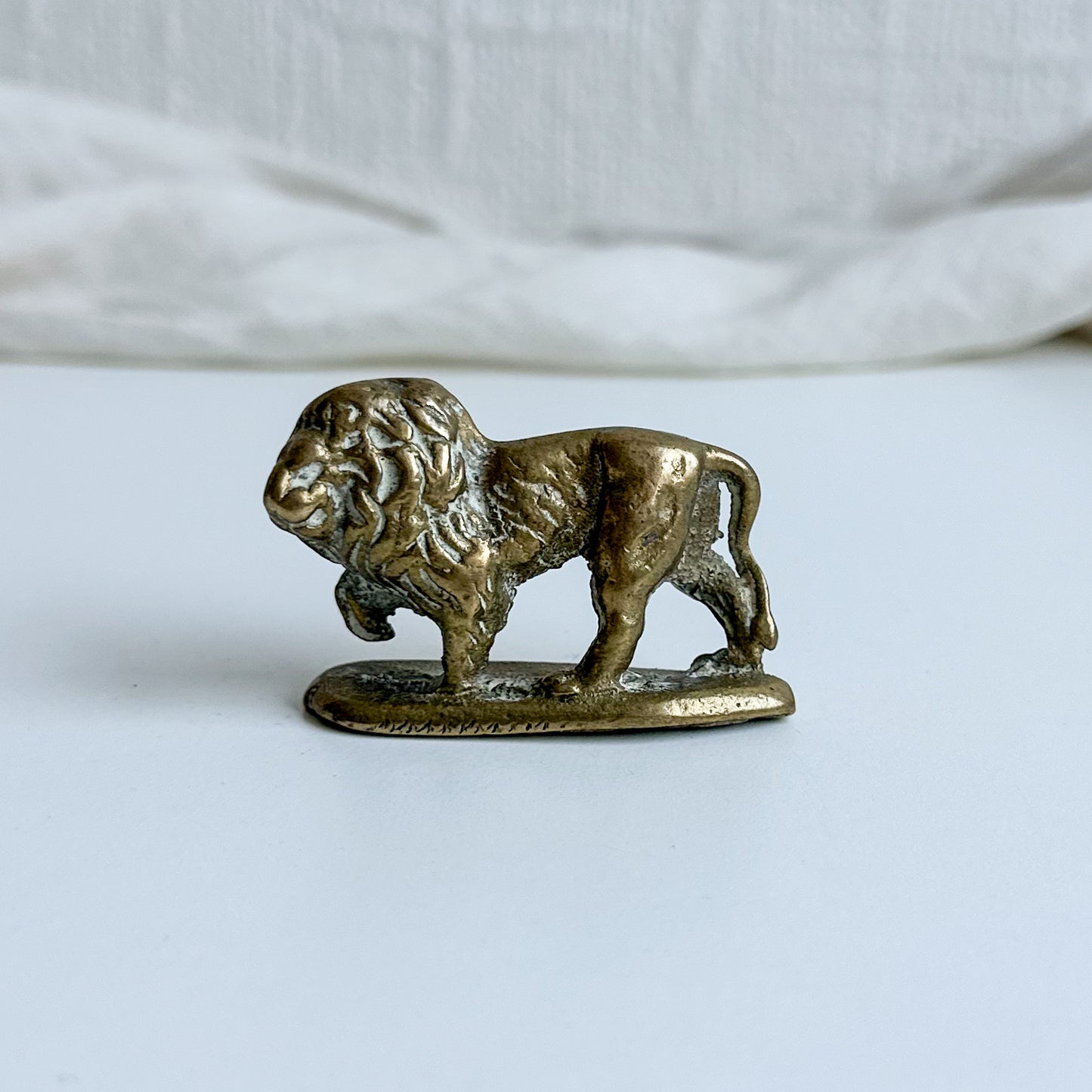 Small Brass Lion