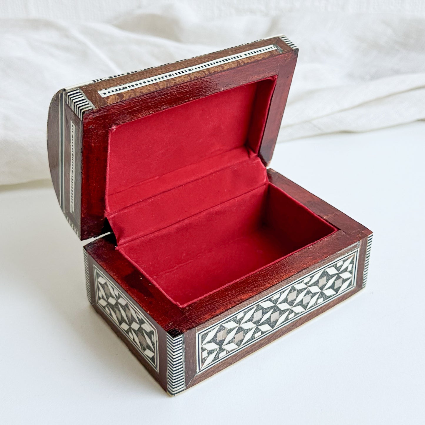 Small Wooden Inlaid Box