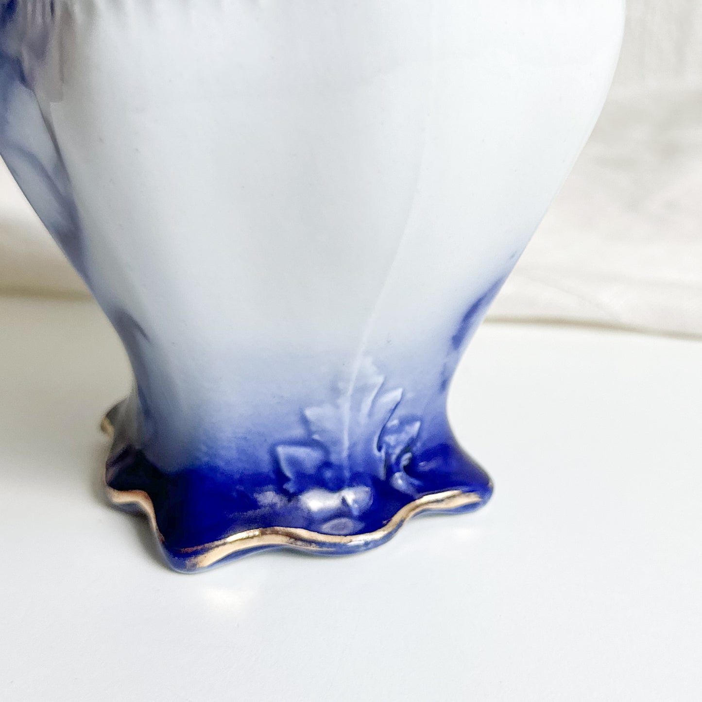 Antique Flow Blue Vase