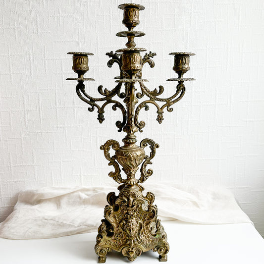 Ornate Bronze Candelabra