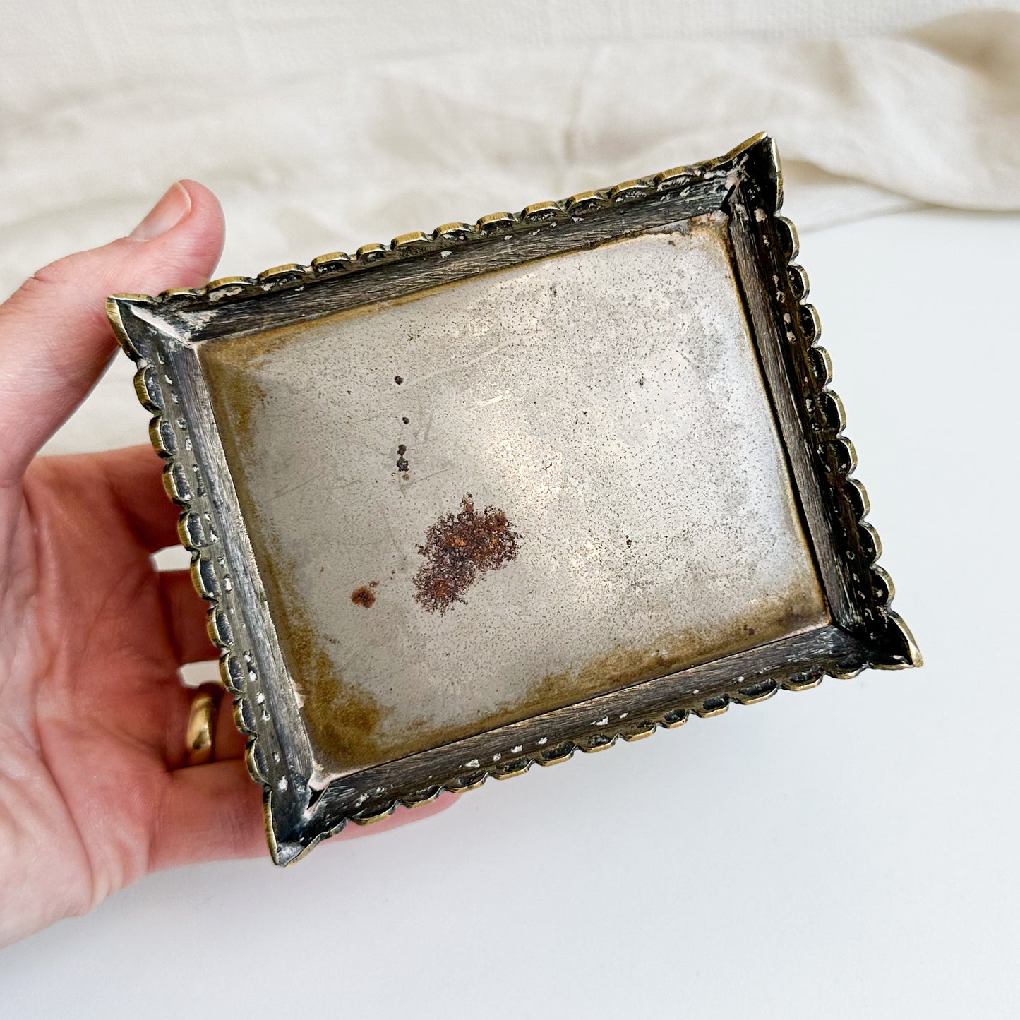 Ornate Brass Jewellery Box