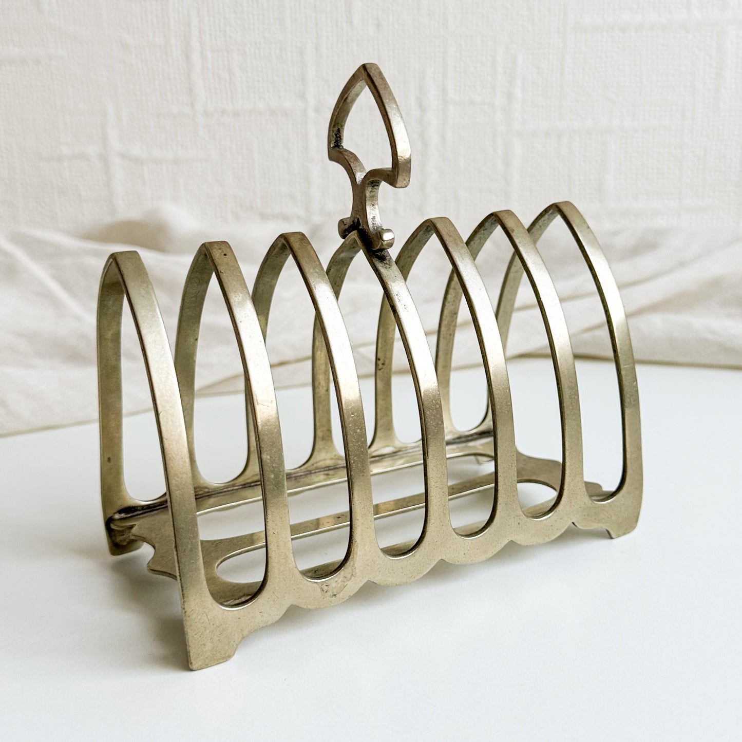 Antique Silver Plated Toast Rack
