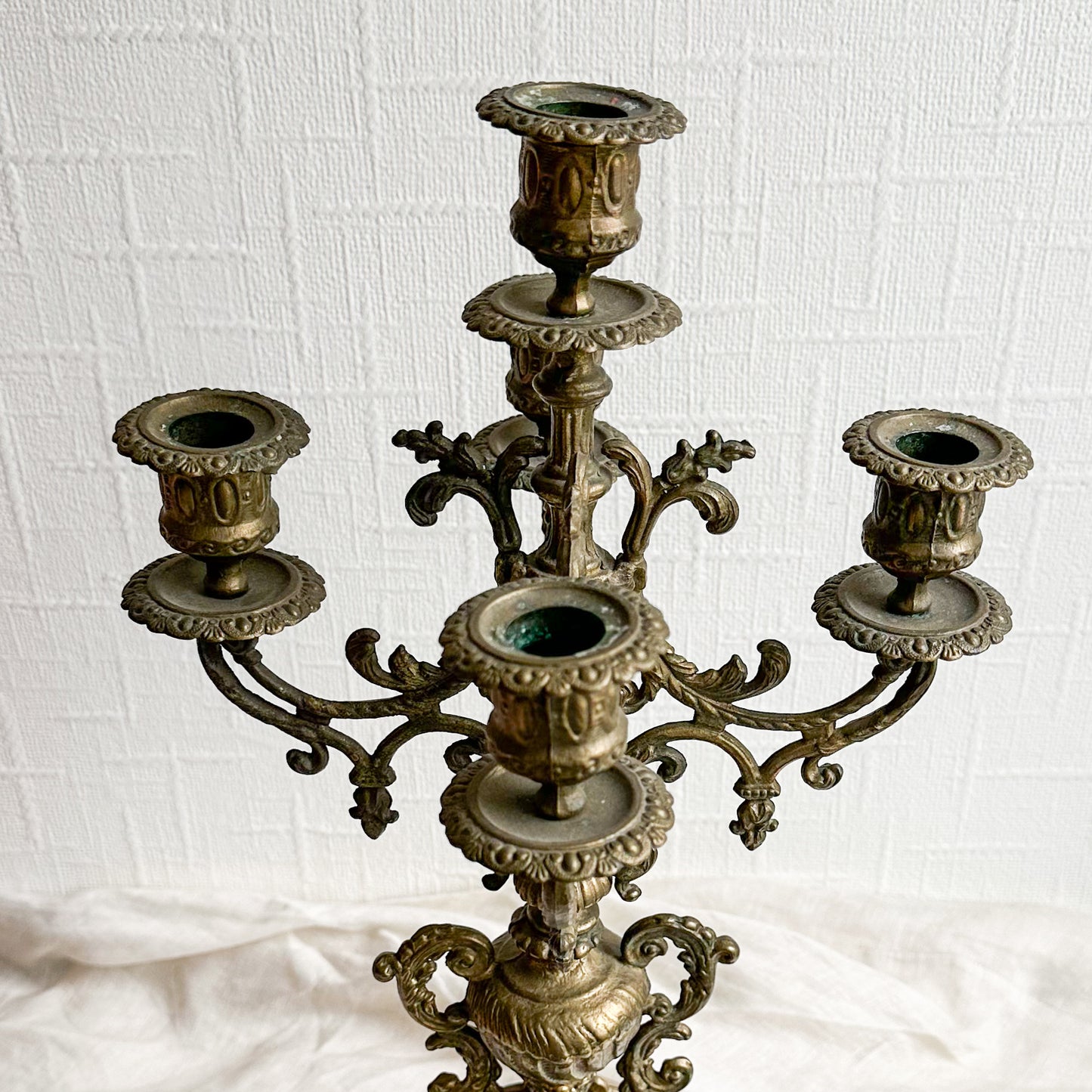 Ornate Bronze Candelabra