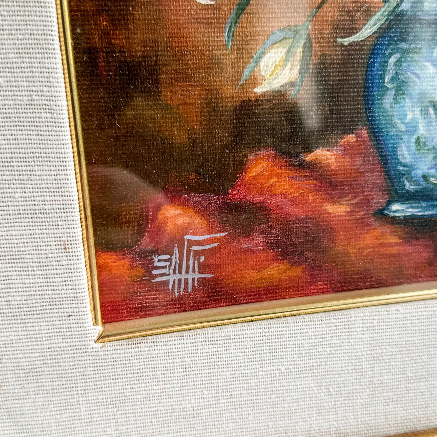 Original Floral Oil Painting