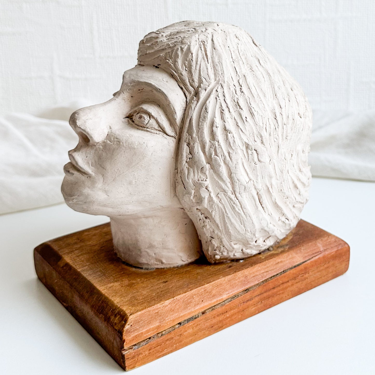 Plaster Female Head