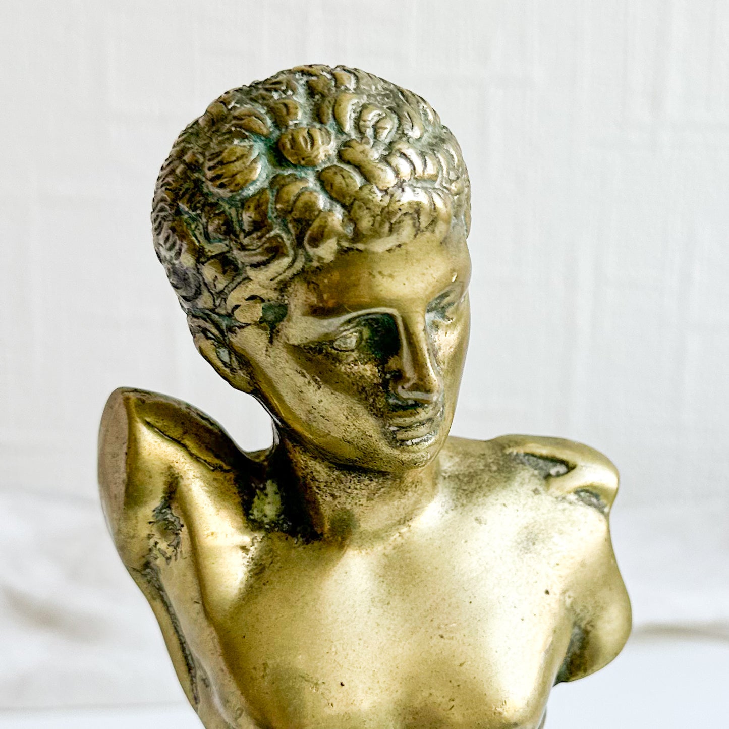 Brass Hermes Bust