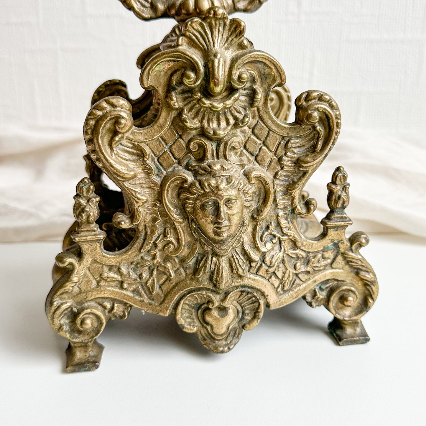 Ornate Bronze Candelabra