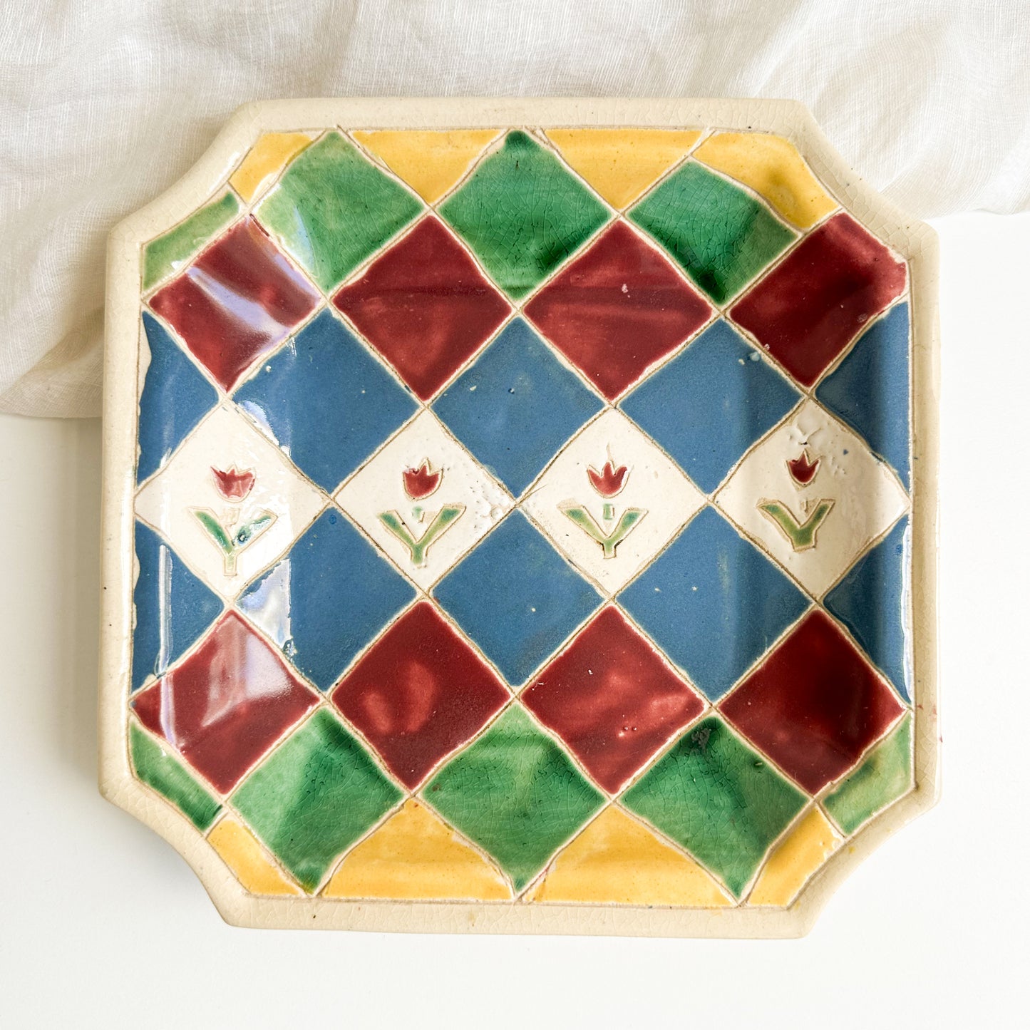 Tulip Tile Bowl