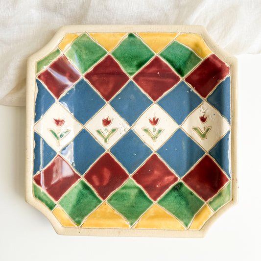 Tulip Tile Bowl