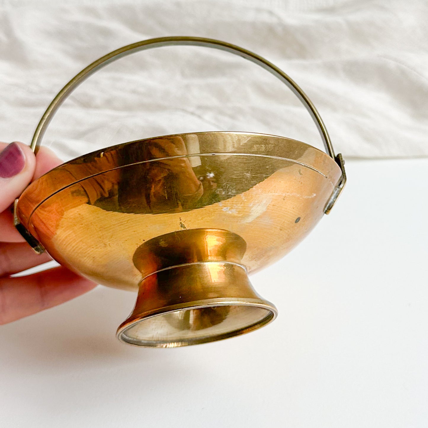 Brass Cloisonné Dish