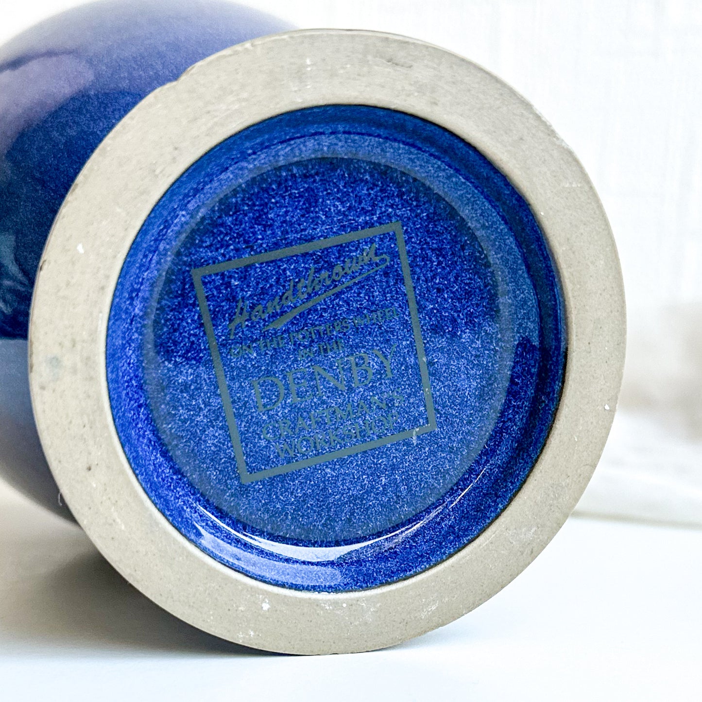 Blue Denby Vase