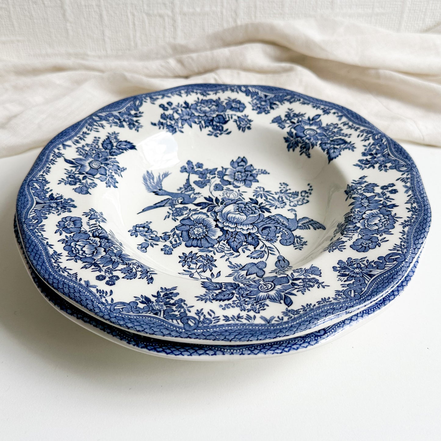 Pair of Deep Plates by Enoch Wedgwood