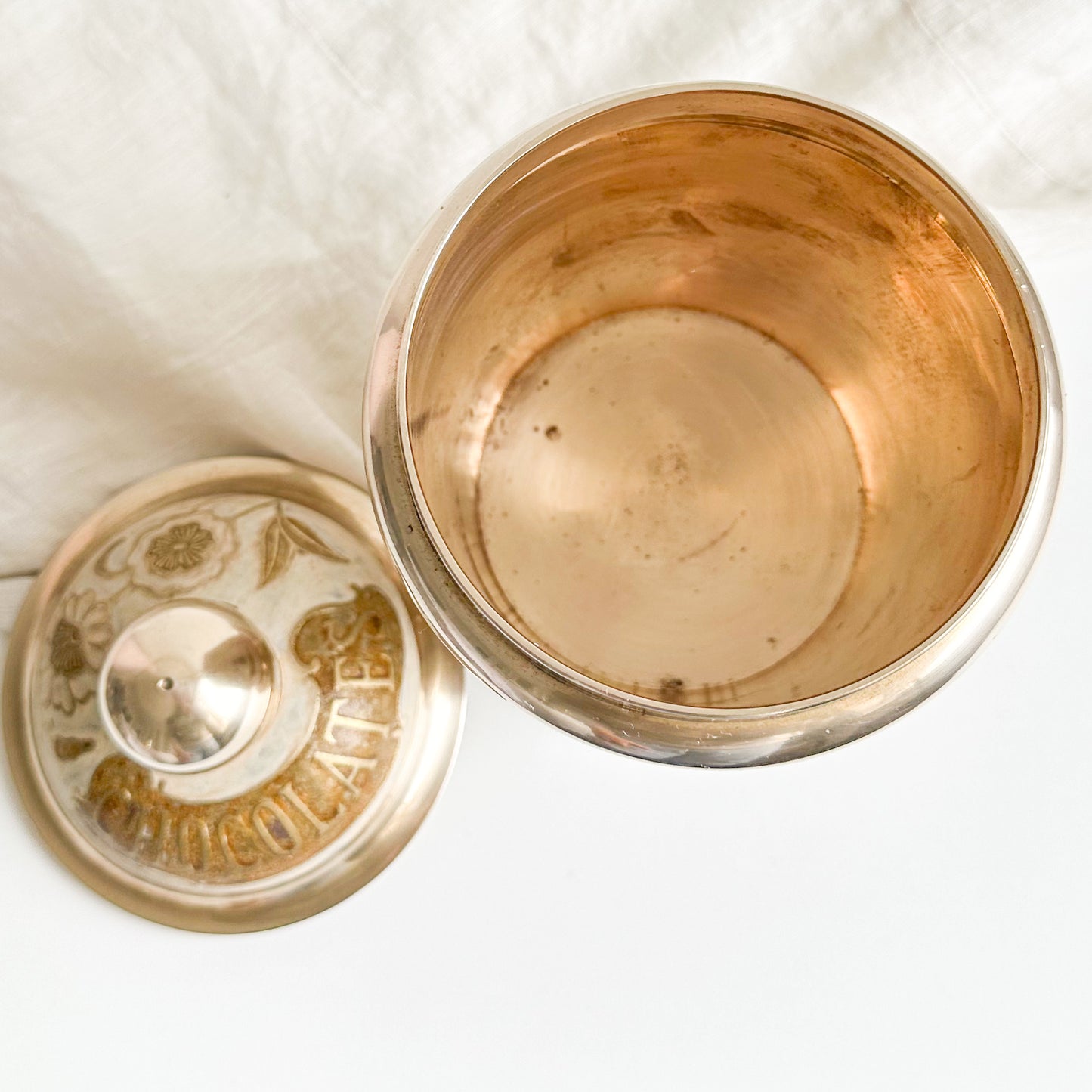 Cloisonné Lidded Canister - Chocolates