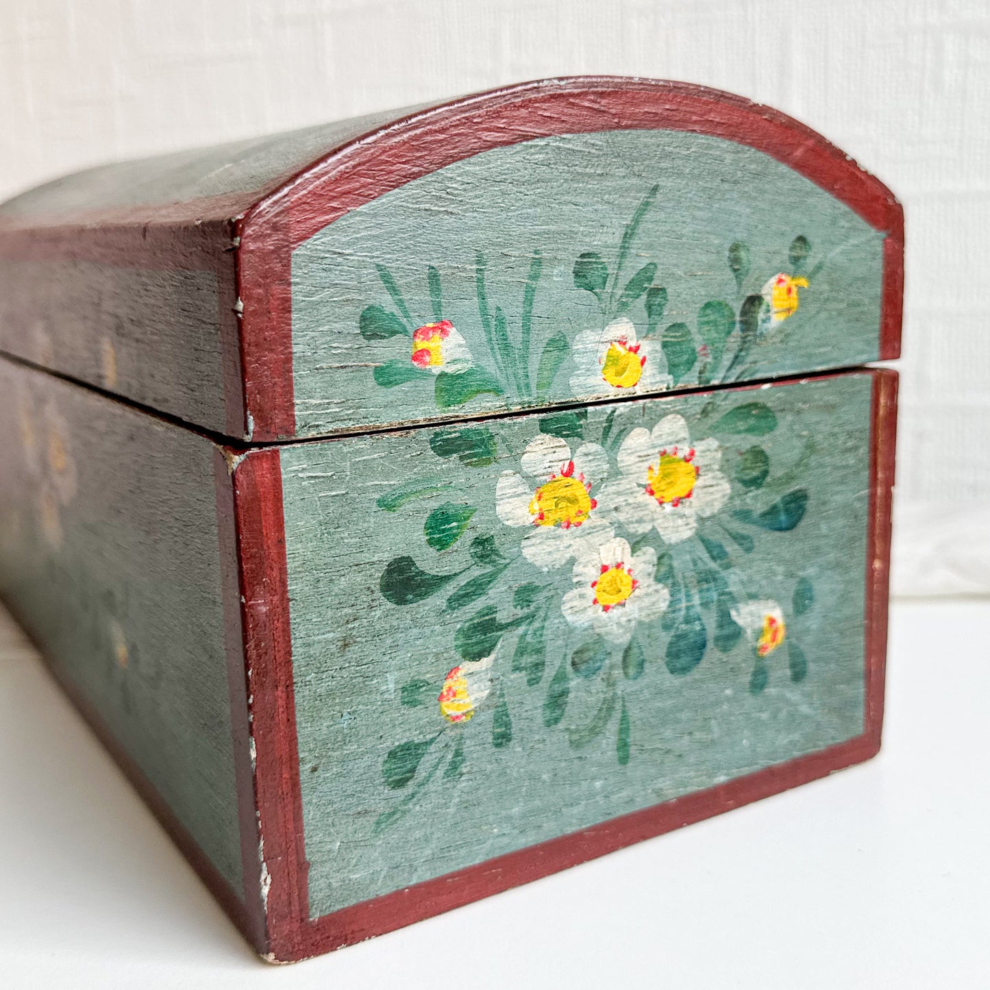 Hand Painted Wooden Box