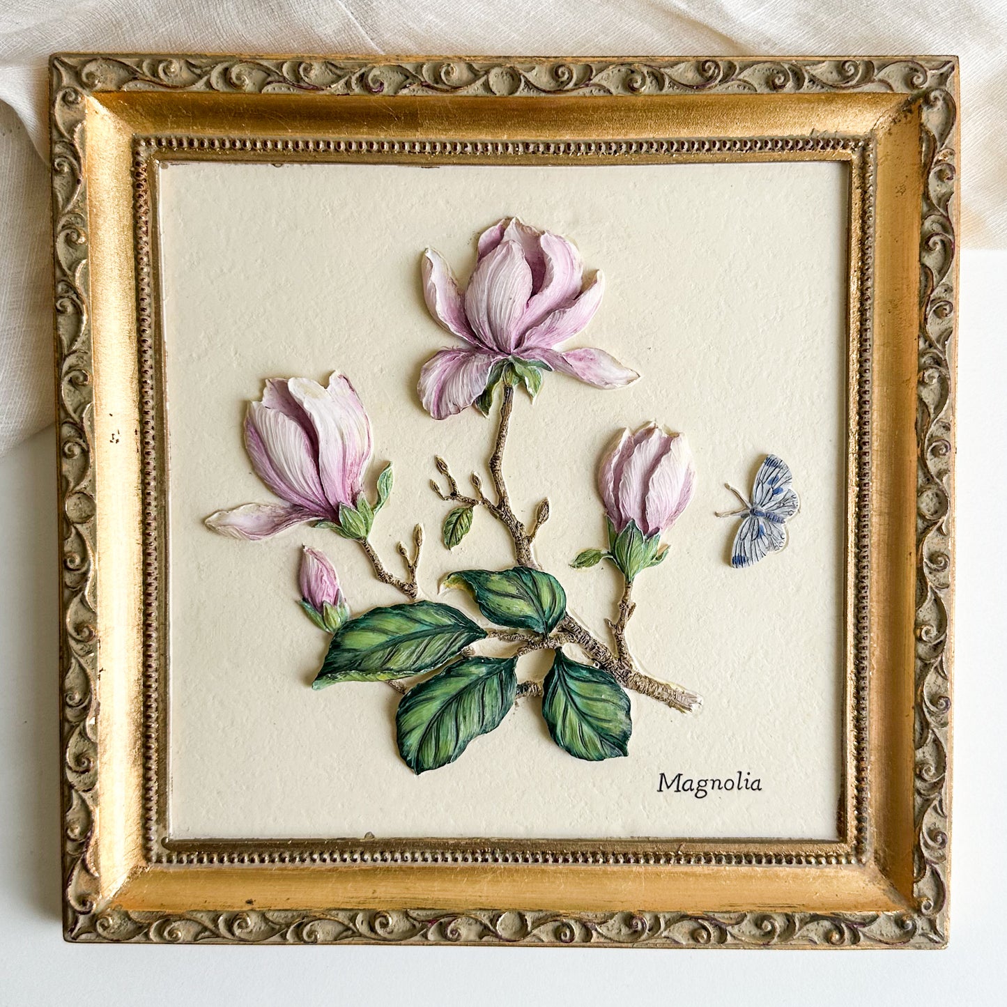 Magnolia Wall Plaque