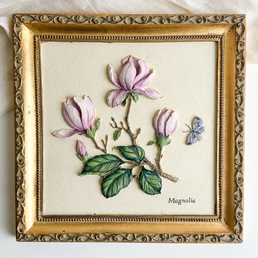 Magnolia Wall Plaque