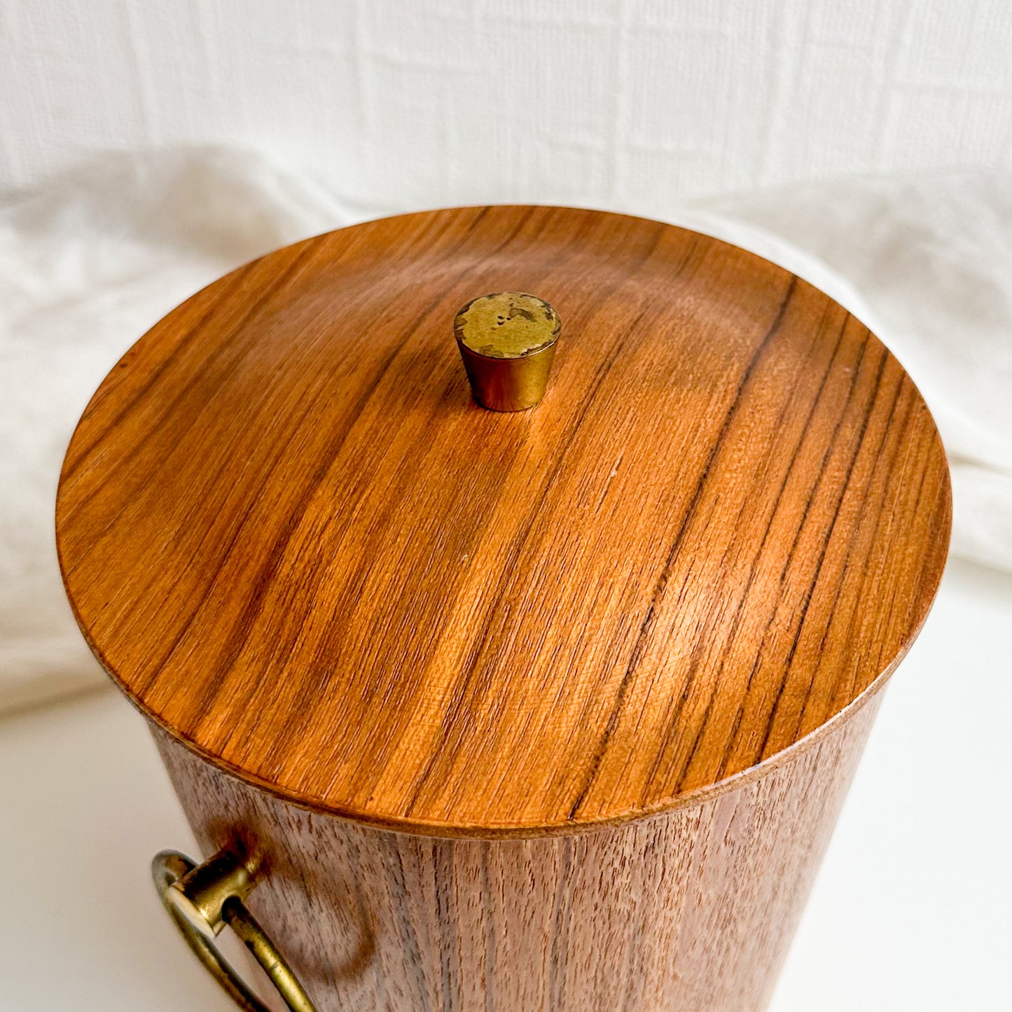 Scandinavian Teak Ice Bucket