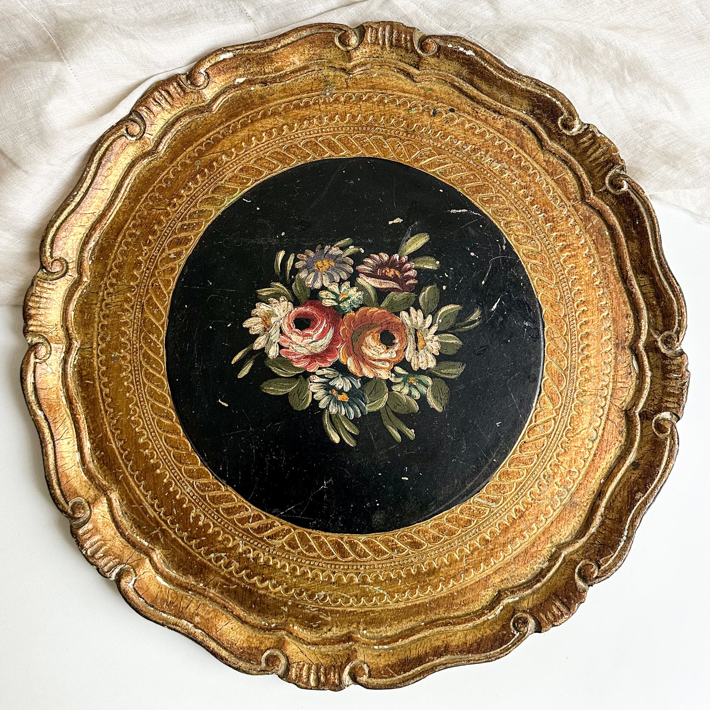 Vintage Florentine Tray