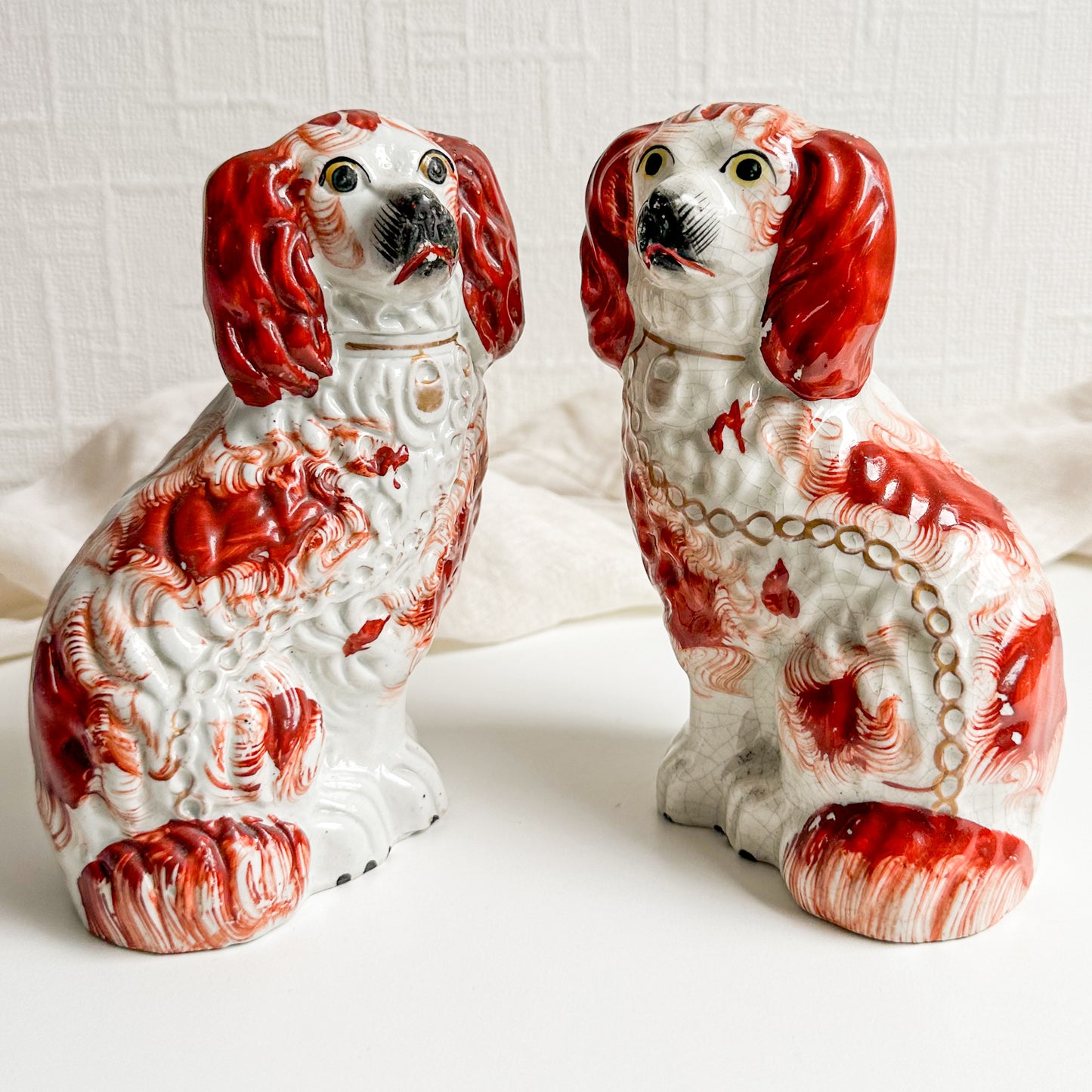 Pair of Staffordshire Spaniels
