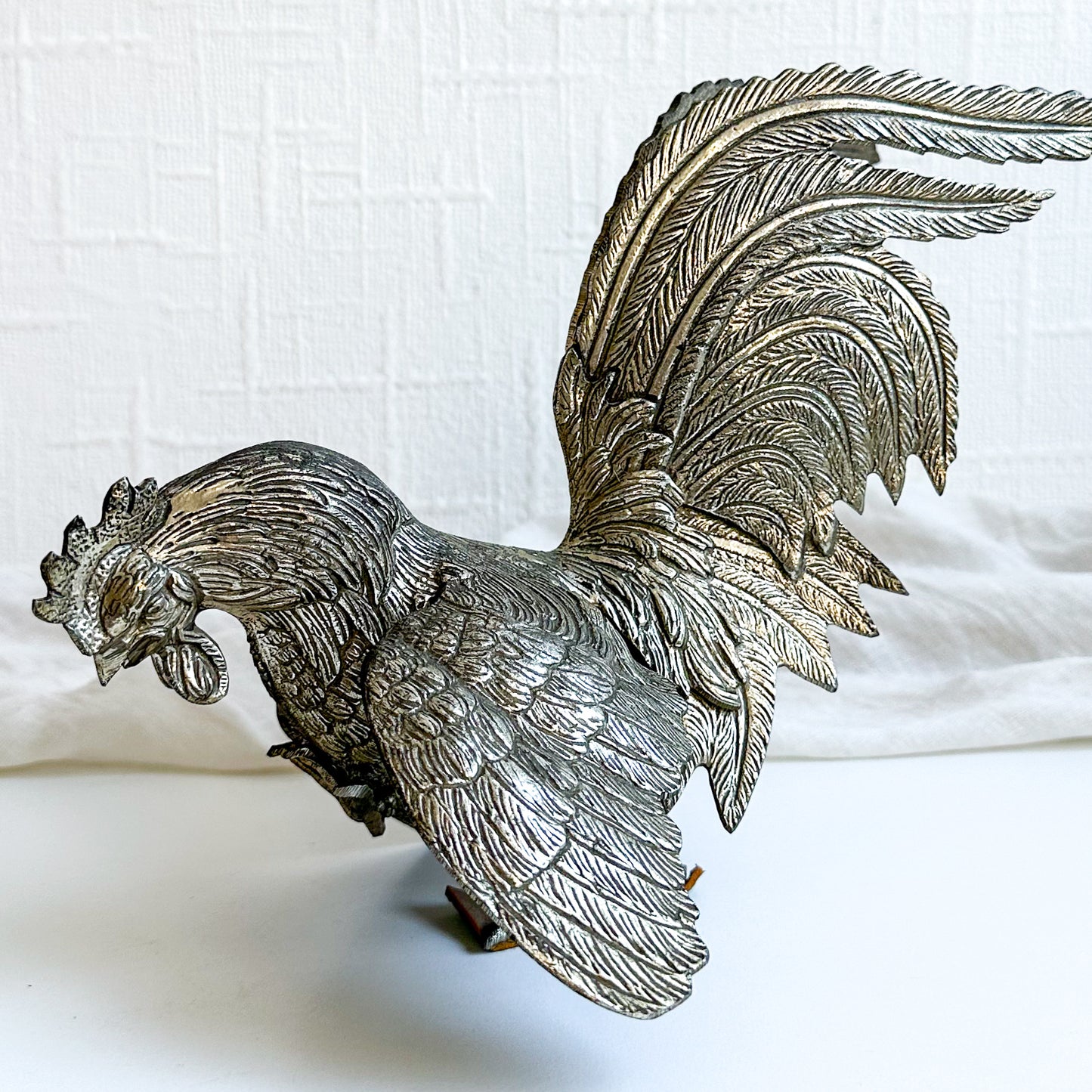 Metal Rooster Figurine