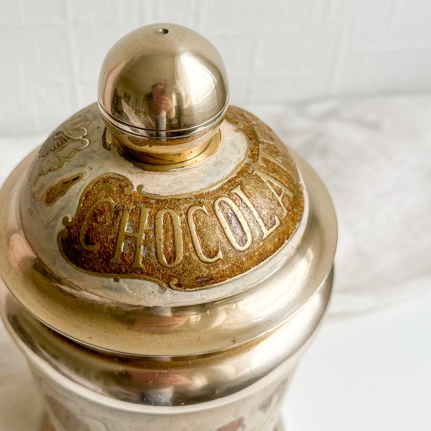 Cloisonné Lidded Canister - Chocolates