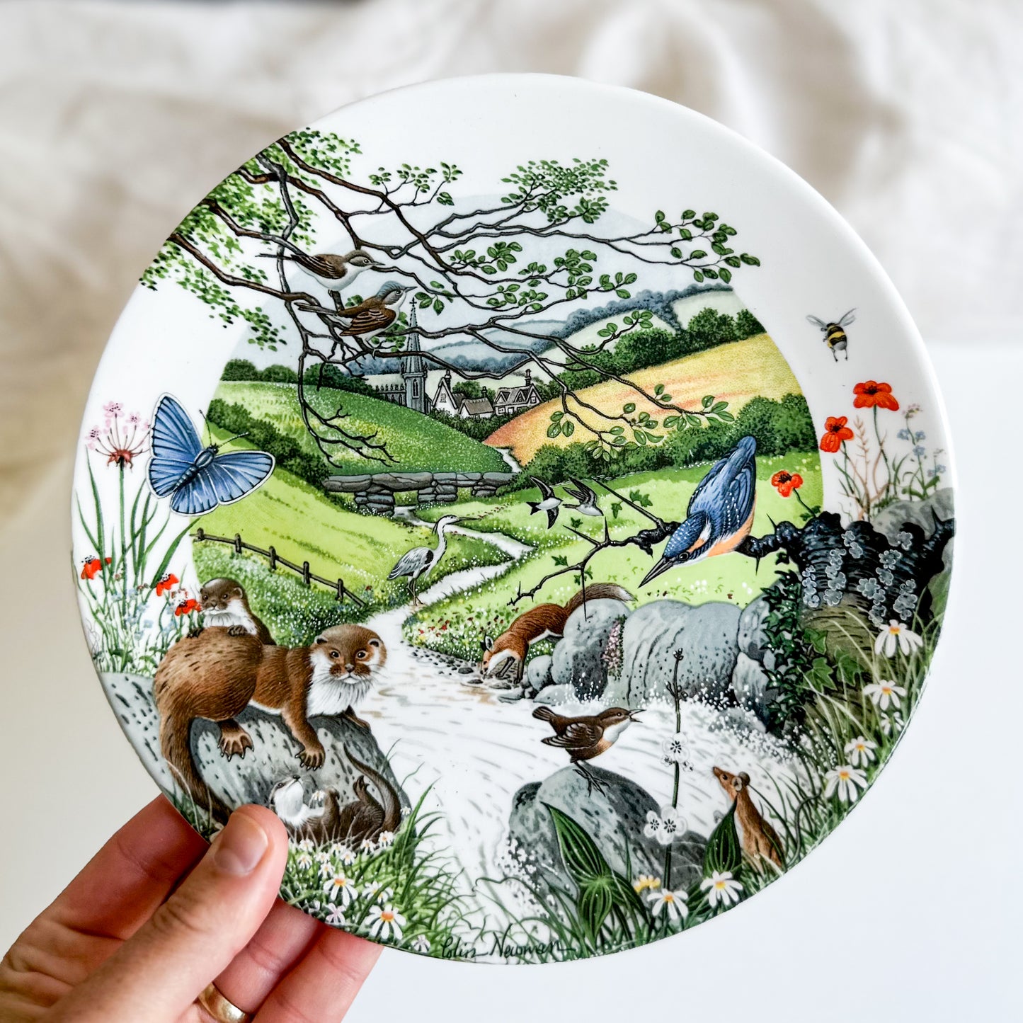 Wedgwood Wall Plate - “The Babbling Brook”