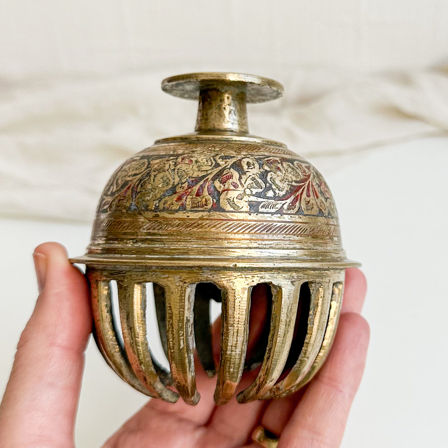 Brass Elephant Claw Bell