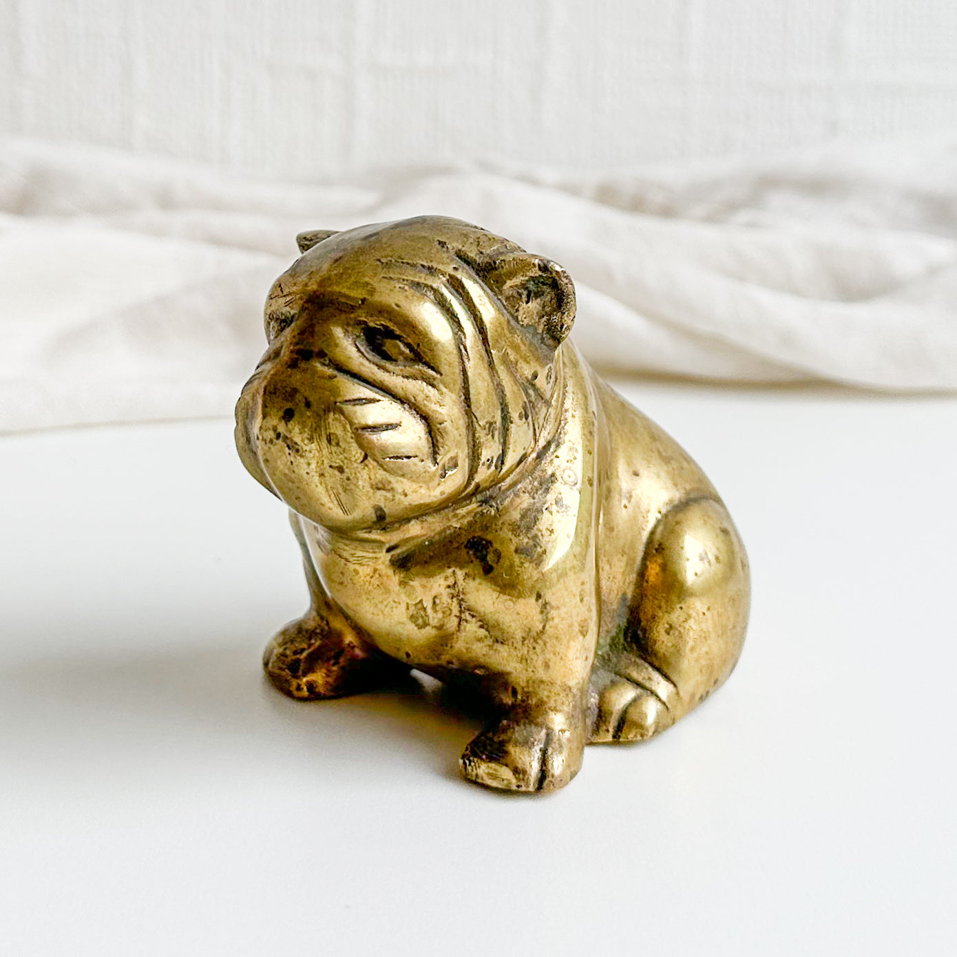 Brass Dog Figurine