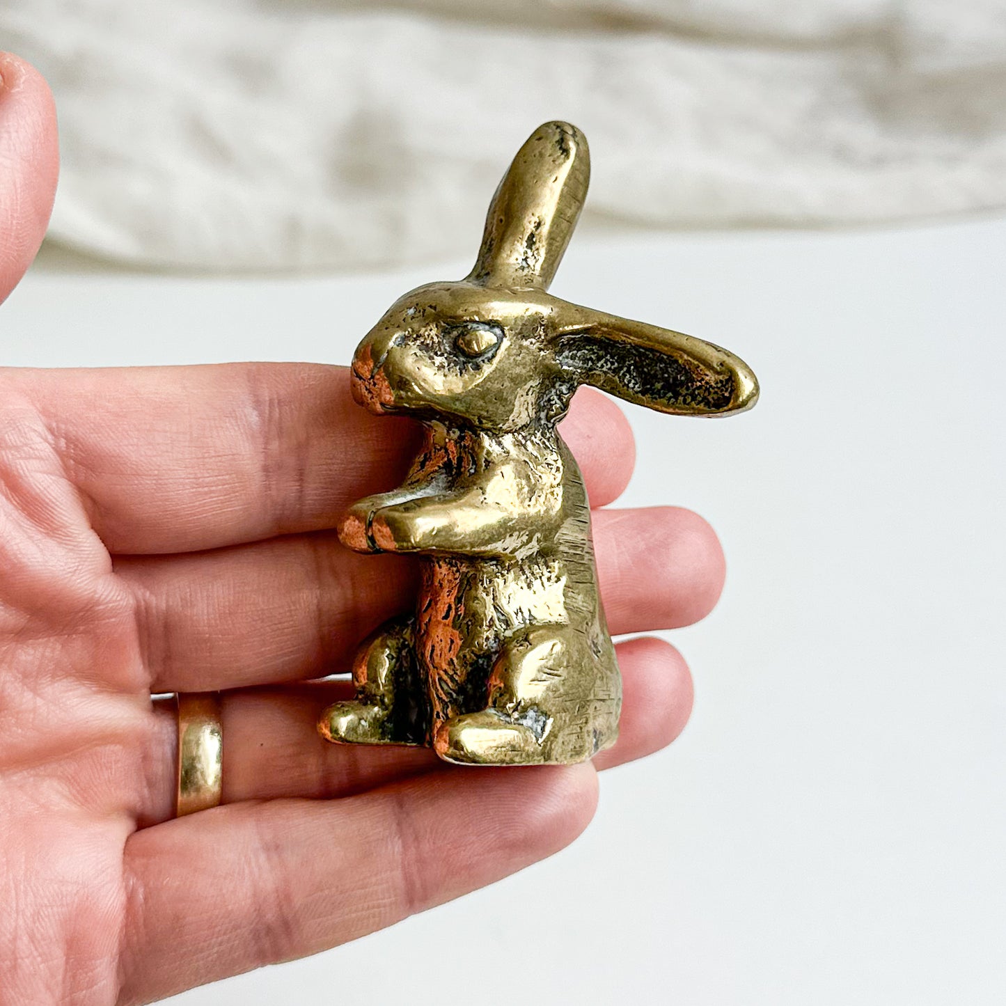 Small Brass Rabbit
